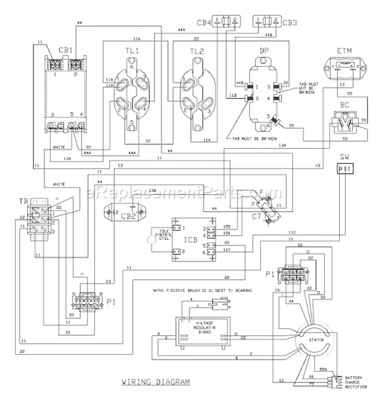 Page F Diagram and Parts List for 1933-0  Briggs and Stratton Generator
